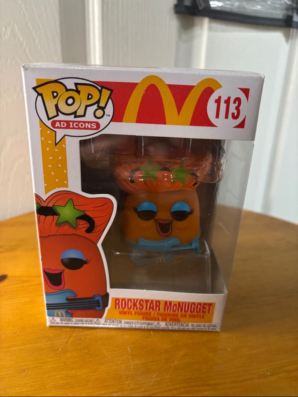 Funko Pop! Rockstar McNugget #113 in Orange with Blue Accents NWT